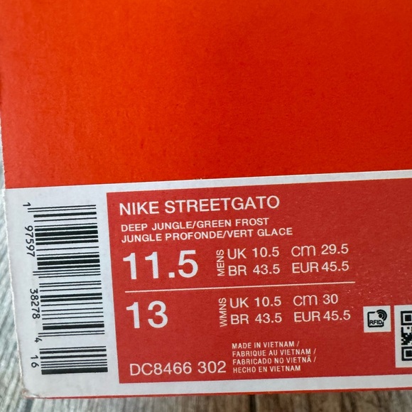 Size 11.5-Nike Streetgato 'Deep Jungle' Men’s Shoes DC8466 302 No Lid - Picture 9 of 9